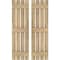 Ekena Millwork Americraft 4-Board, 3 Batten Exterior Real Wood Spaced Board-n-Batten Shutters, ARW401SB415X78UNH, PR ARW401SB415X78UNH - alternate 1